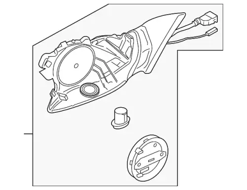 Держатель зеркала с 4L1857409AE01C VAG
