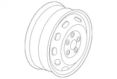 Диск 'Stahl' 1K0601027BC03C VAG