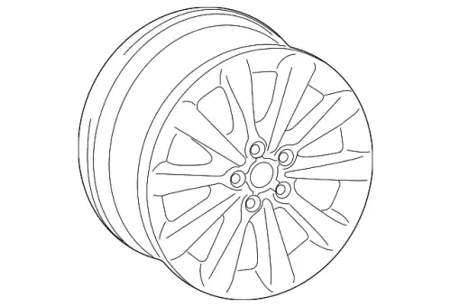 Алюминевый диск 4G0601025BH VAG