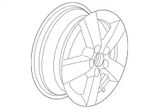 ДИСК АЛЮ RONAL 6/5JX16H2ET50 5C0601025 8Z8 VAG