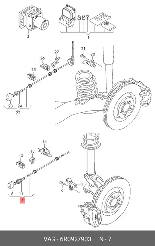  ЖГУТ ПРОВОДОВ 6R0927903 VAG