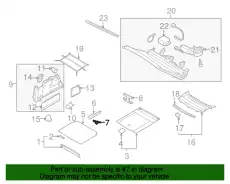 ЗАГЛУШКА МИН ПАРТИЯ 30 ШТ 3C0863559 VAG