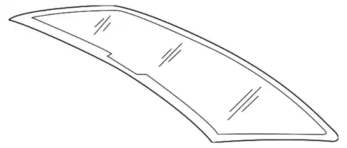 Заднее стекло 3C8845051H NVB VAG