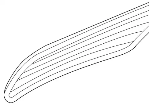 Заднее стекло 3C9845051P VAG