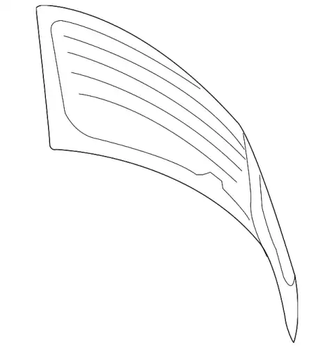 Заднее стекло 5K6845051AGNVB VAG