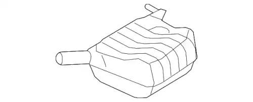 Задний глушитель 8K0253609DF VAG