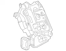 Замок двери 5K4839016S VAG
