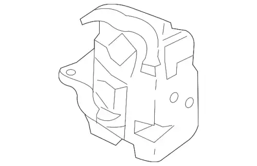Замок дверной 3B4839016AJ VAG