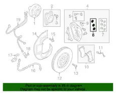 К-кт прокл. для фик. 4F0698471 VAG