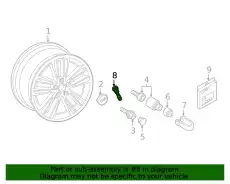  (AUDI), Вентиль металлический 420601361A VAG