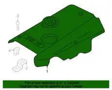  (8 ГР.), (AUDI), КОЖУХ 058103721D VAG