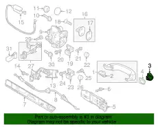  НАКЛАДКА РУЧКИ 7P6839168A GRU VAG