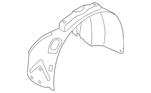 Подкрылок VAG 4F0821134P