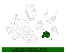  КОЛОДКА РЕЛЕ 4H0937528 VAG
