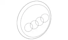  4L0601170 041 КОЛПАЧЕК ДЛЯ ДИСКА 4L0601025BC VAG