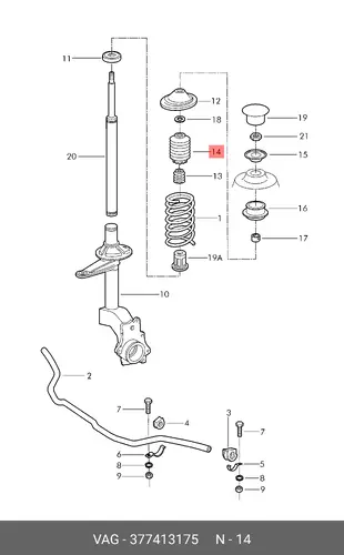  (8 ГР.), (VW), КОЛПАЧОК, 377413175 VAG