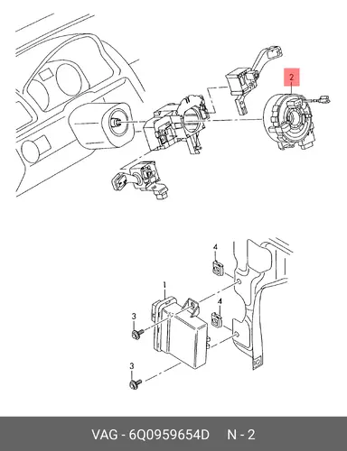 6Q0959654D КОЛЬЦО VAG