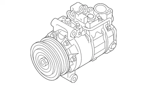Компрессор кондиционера 4G0260805B VAG