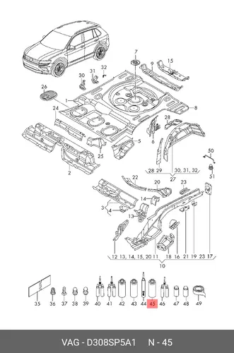  КОНСЕРВАЦИОННЫЙ ВОСК D 308SP5A1 VAG