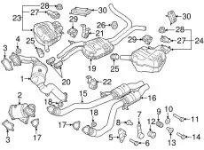 (AUDI), КРЕПЕЖНАЯ 4H0253147 VAG