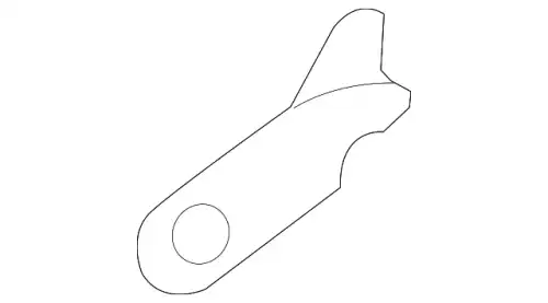 Кронштейн крыла 5C5810698 VAG