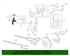 7L0614514A Кронштейн VAG