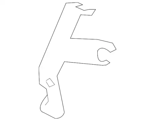 7L0614514A Кронштейн VAG