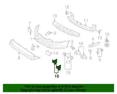  Кронштейн ультразвук 3C8919494A VAG