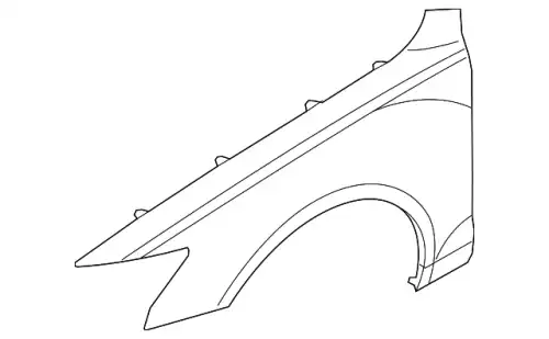 Крыло VAG 4G0821102