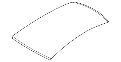 крыша 8R0817111D VAG