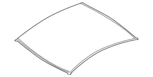 Крыша 3C8817111 VAG