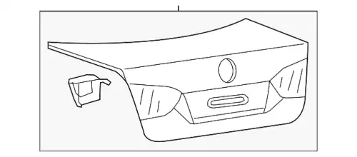 КРЫШКА БАГАЖНИКА 5C6827025A VAG