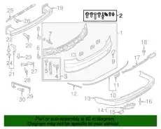 4H0098627 К-Т КРЕПЕЖА VAG