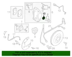  РЕМКОМПЛЕКТ УПЛОТНЕНИЙ СУППОРТА 8R0698472 VAG