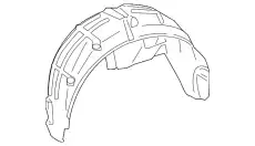 Подкрылок VAG 3C8810972B