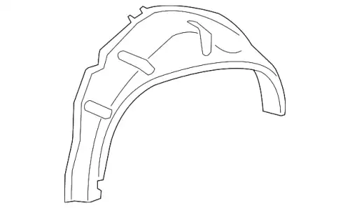 Подкрылок VAG 5N0810972