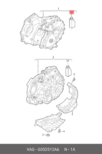 Масло для АКПП и ГУР VAG G 052512A6