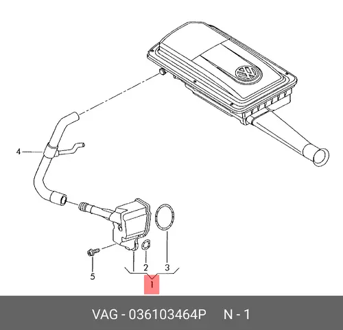 Маслоотделитель 036103464P VAG