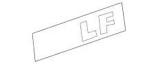  (8 ГР.), (VW), НАДПИСЬ ''GOLF'' 1J6853687 739 VAG