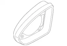 НАКЛАДКА ЗЕРКАЛА 5G0857601A 9B9 VAG