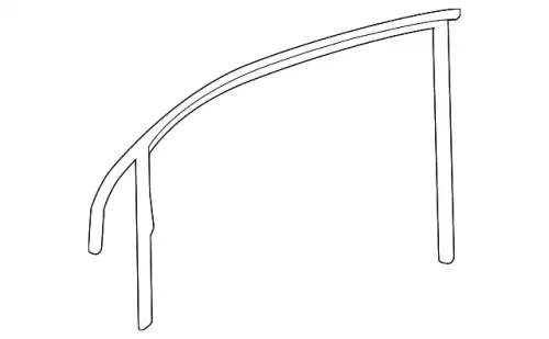 Молдинг 1K5837643B VAG