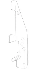 4L0810557 Накладка, крепежная VAG