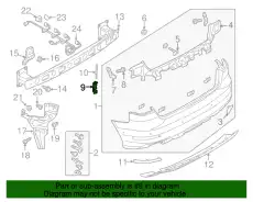  (8 гр.), (AUDI), Направляющ 8V5807572 VAG