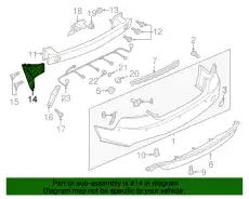  (8 ГР.), (AUDI), НАПРАВЛЯЮЩ 4G8807454A VAG