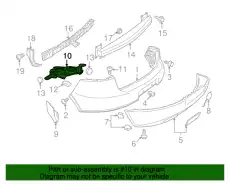 (8 гр.), (VW), Направляющий профиль 1K6807375 VAG