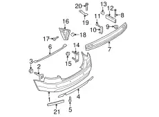  (8 гр.), (AUDI), Направляющий элемент 8E5807453A VAG