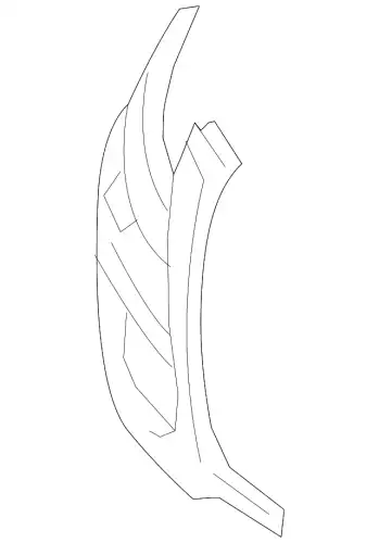 Облицовка 8R0807108A GRU VAG