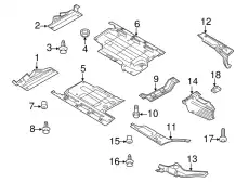  (8 гр.), (AUDI), Облицовка 8R0825216A VAG