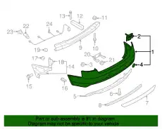 8T0807067D GRU Бампер задний VAG