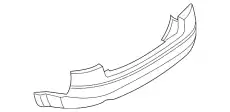 Облицовка бампера 8E5807301L GRU VAG